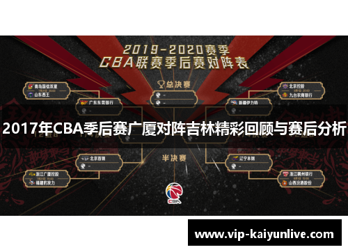 2017年CBA季后赛广厦对阵吉林精彩回顾与赛后分析